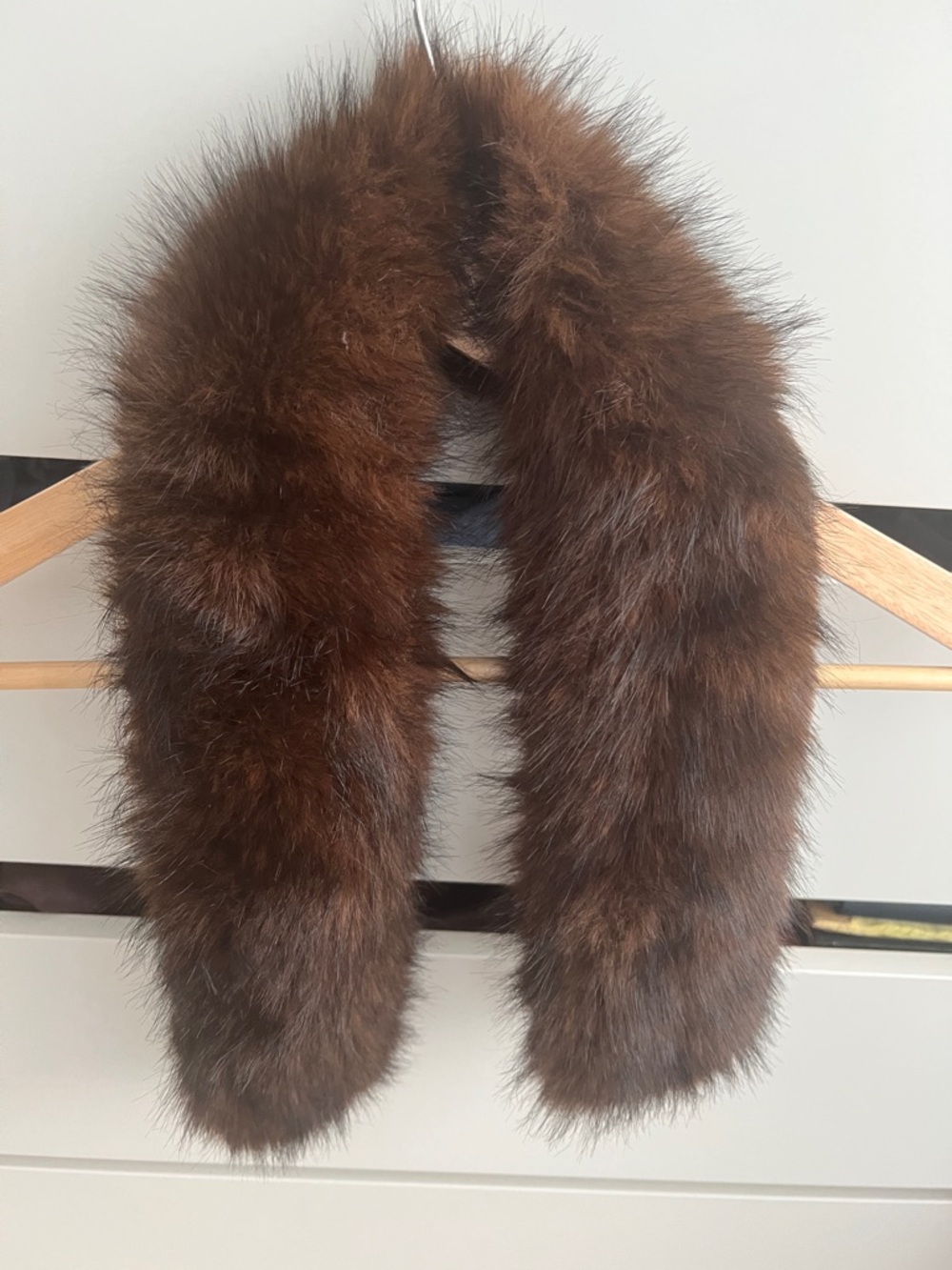Mango Brown Mink Scarf Accessory